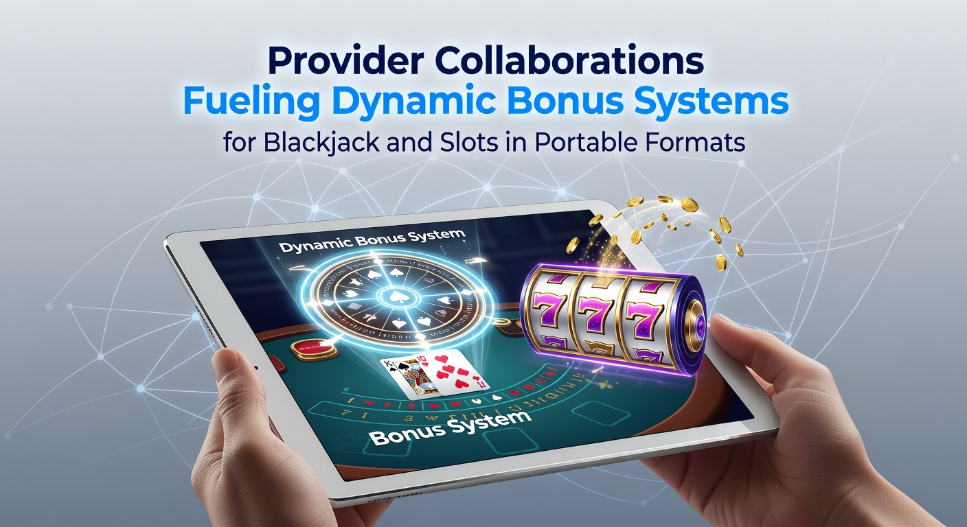 Illustration von Provider-Kooperationen und mobilen Bonus-Systemen für Blackjack und Slots